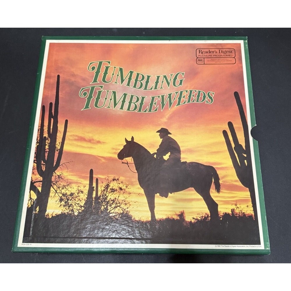 Various – Tumbling Tumbleweeds‎ RCA Custom 7x LP Box Set, Music Lyric Booklet